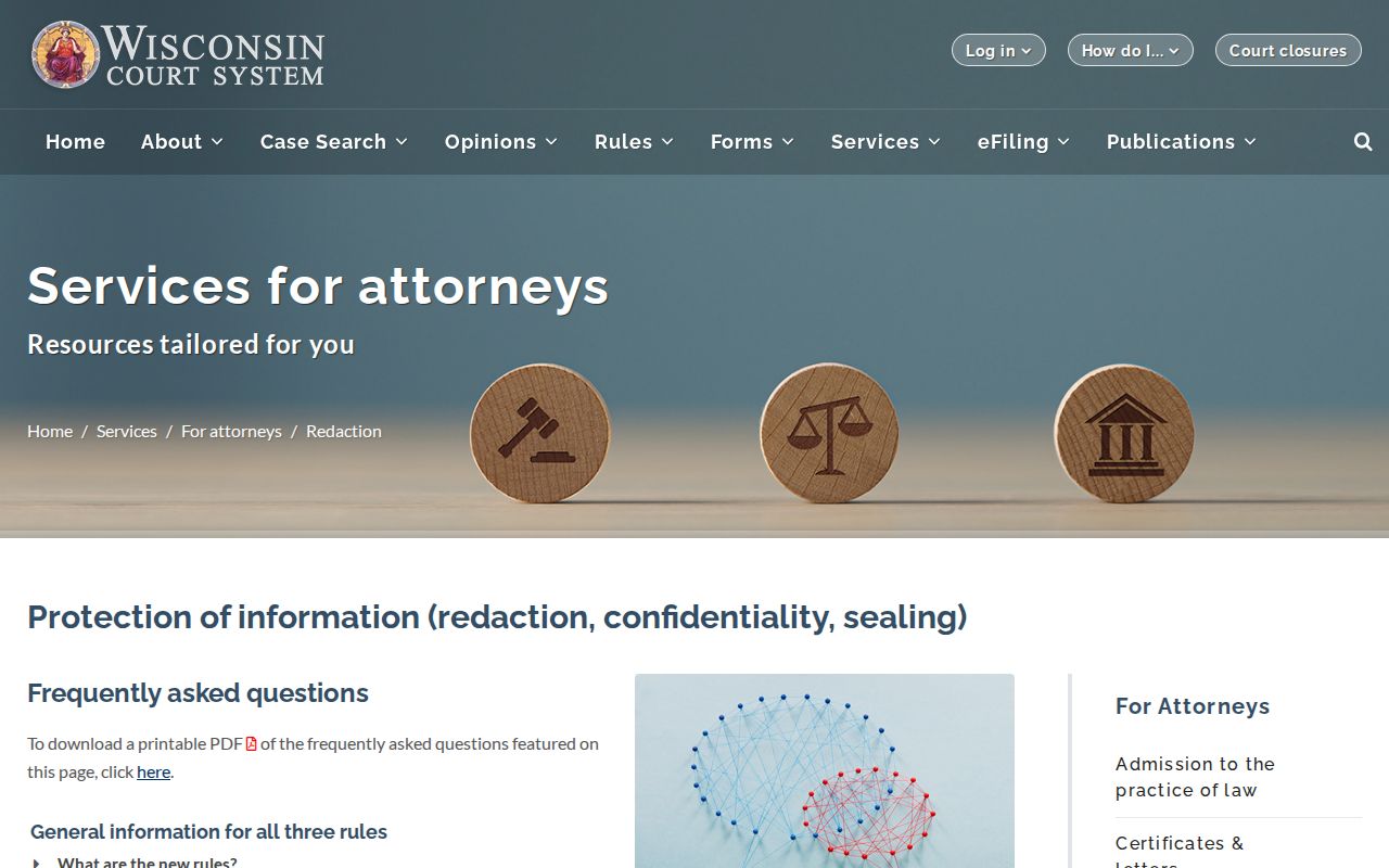 Green County court case access and redaction rules